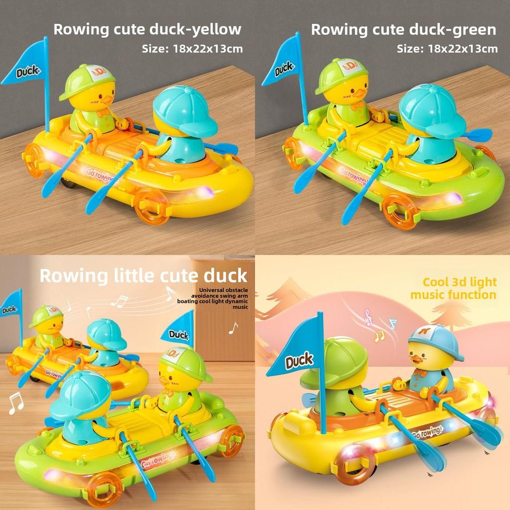 Ducks In Rowing Boats Children Toy Boat With Sound Light Effects For Baby Development And Learning
