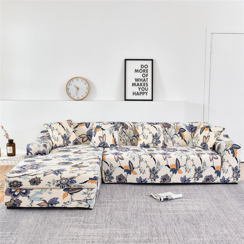Elastic Slipcover Sofa Cover for Living Room All-inclusive Slip-resistant Sectional Corner Couch Cover Sofa Towel 1/2/3/4-seater