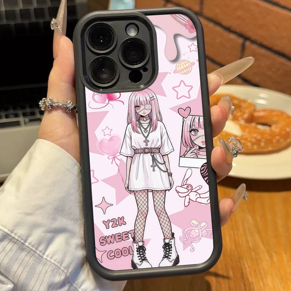 

Angel tsundere girl anime cute Soft TPU Phone Case For iphone 17 Air 16 15 14 13 12 11 Pro Max Plus Cover iPhone 16pro max