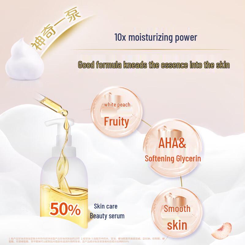 DOVE White Peach Scented Bath Foam