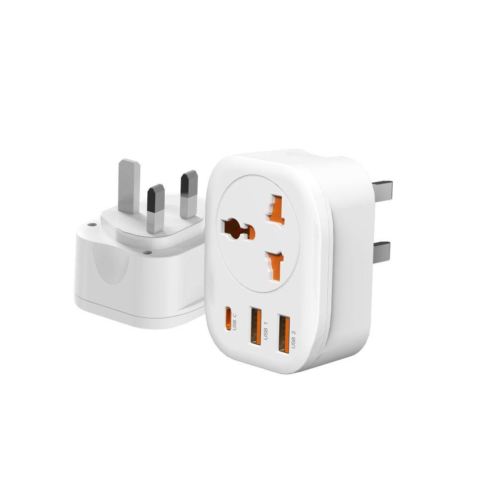 Type C Multi Socket Fast Charging Wall Socket Extender Multifunction Power Socket  PC