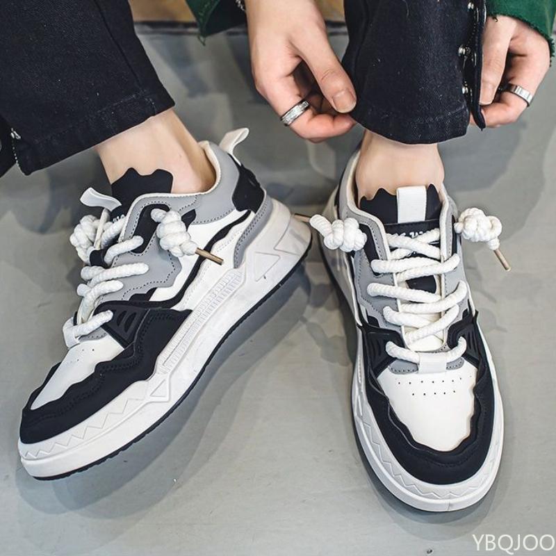 Fashion spring new sports board shoes trend versatile thick sole height increasing casual comfortable wear-resistant trendy shoes