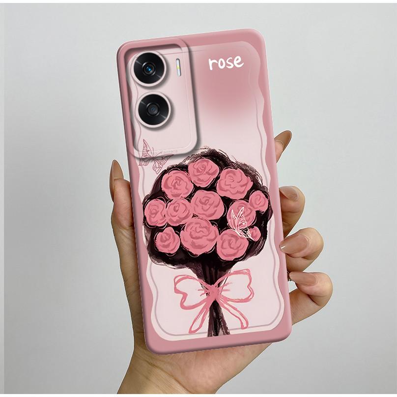For Honor 90 Lite Case Pretty Butterfly Flower Pattern Silicone Soft Funda Phone Case For Honor90 Lite Honor 90Lite Cover Bumper
