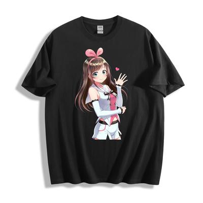 Kizuna AI "Hello, World!" T-Shirt - Virtual YouTuber Character Design Unisex Tee