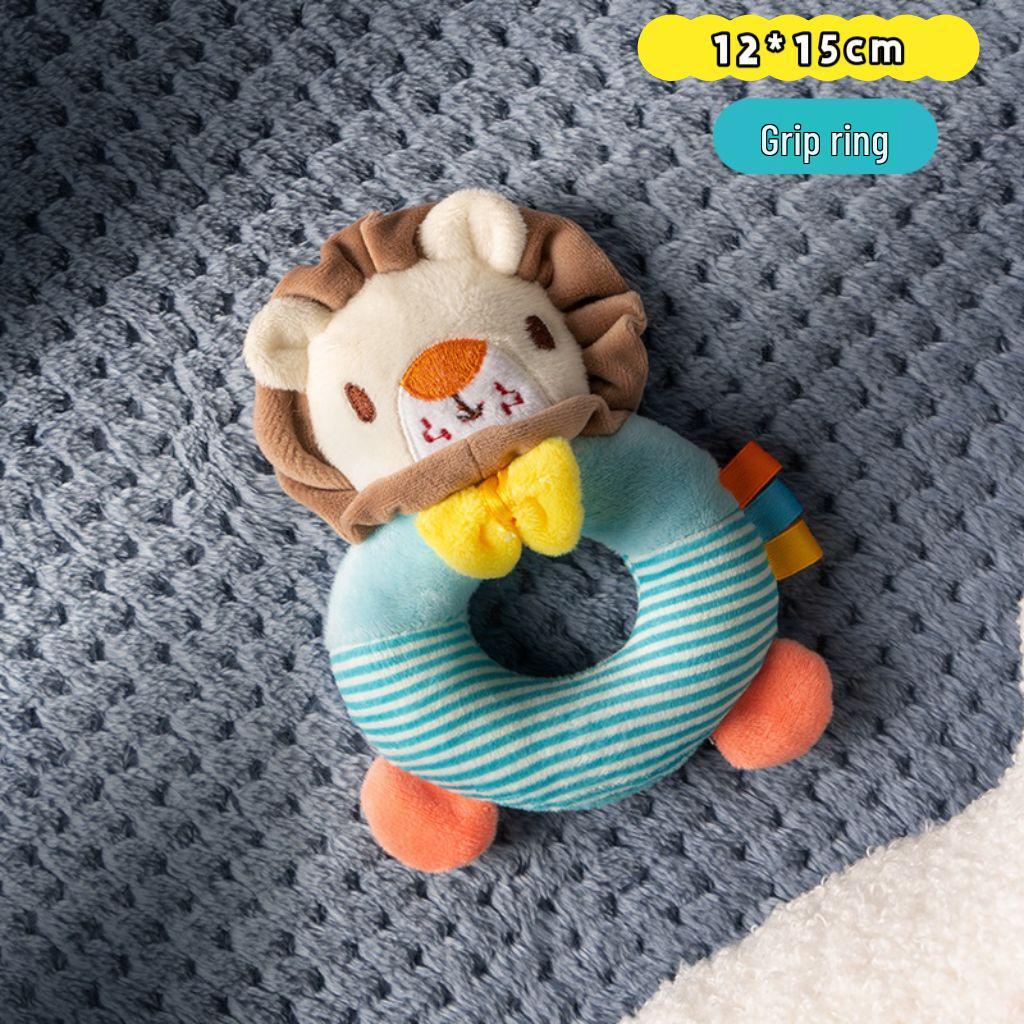 

Набор плюшевого комфортного одеяла и погремушки-прорезывателя для новорожденных - Идеальный подарок для детей 0-1 года