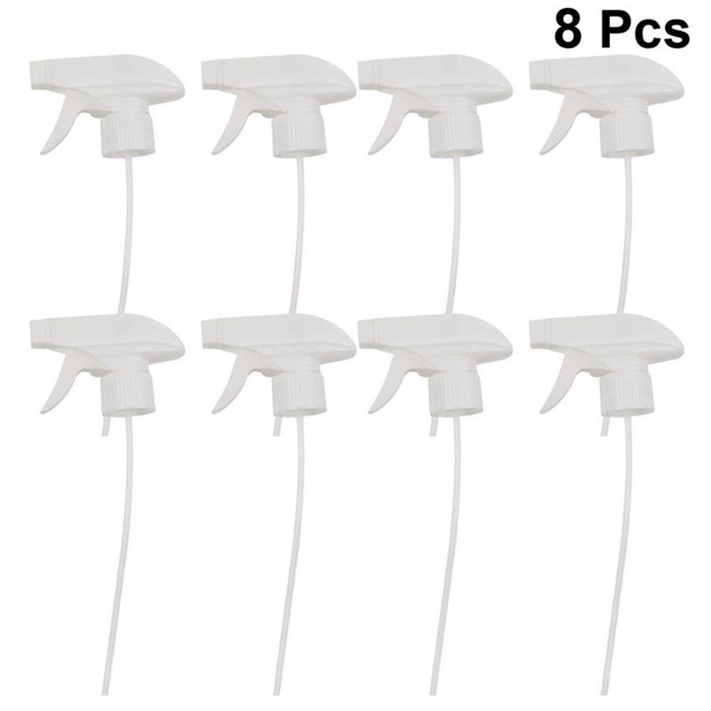 

8PCS Mist Spray Replacement Trigger Stream Sprayer Tops Home Gardening Sprayer Heads Fits Standard 8oz 16oz Boston белый