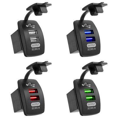 USB Розетка Автомобильное зарядное устройство Водонепроницаемый USB Автомобильный разъем для Volkswagen VW Polo Passat B5 B6 CC GOLF 4 5 6 Touran Bora Tiguan