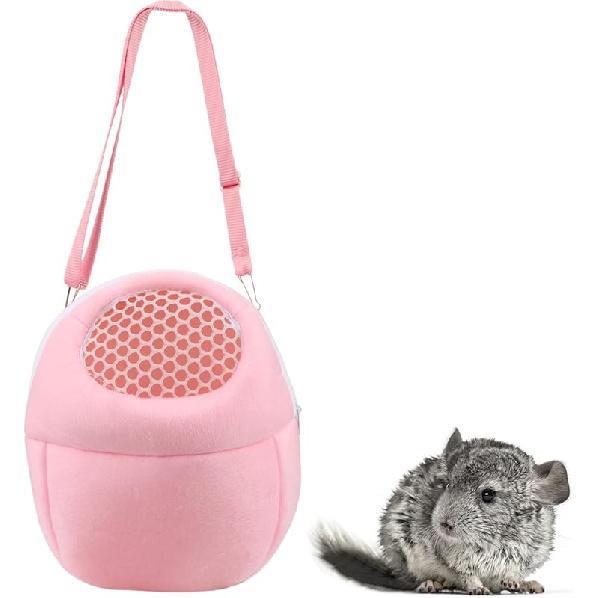 Hypeety Pet Carrier Bag Pet Sling Carrier Backpack Portable Travel Backpack Breathable Outgoing Bag bonding Pouch for Small Pets Hedgehog Hamsters