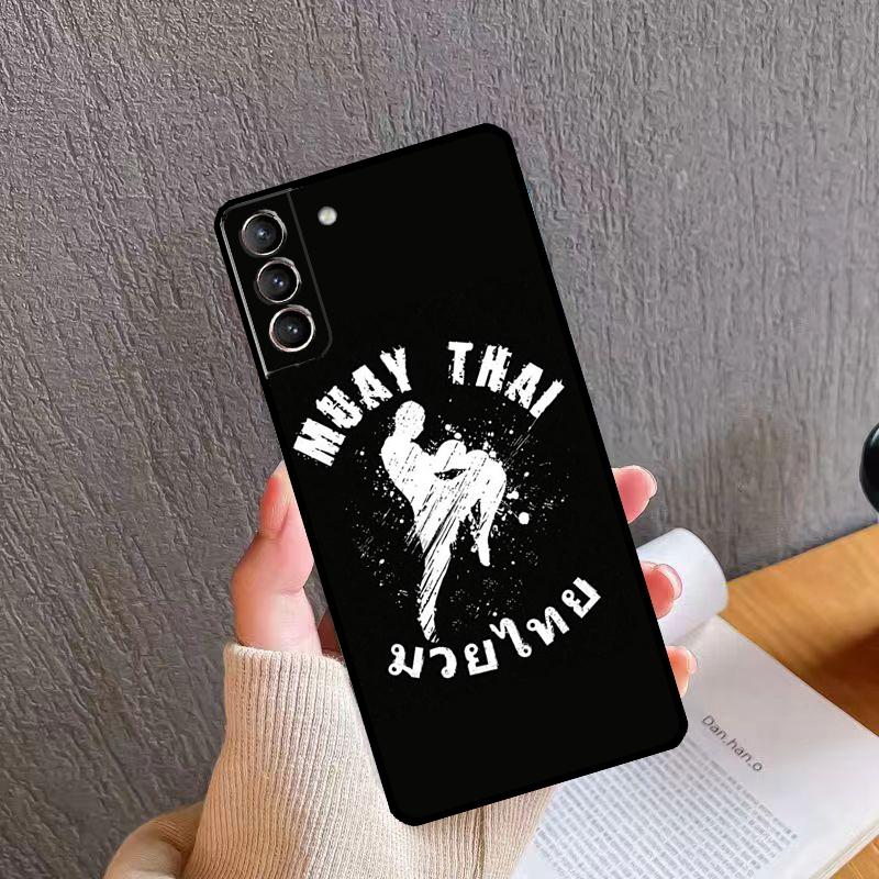 

Muay Thai Knee Phone Case For Samsung Galaxy S25 S26 Ultra S20 S21 S22 S23 S24 Plus S10 S25 FE Back Cover Galaxy S23Ultra