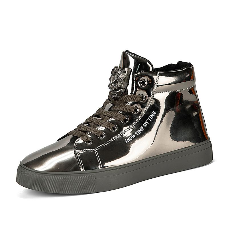 

Fashion Punk Style Mens Casual Shoes Stylish Abiye Man Sneakers New Trend Ankle Boots Leisure Walk Male Motorcycle Boots Walking Shoes 47