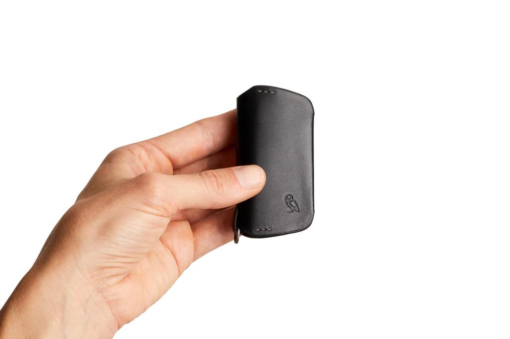 Bellroy Schlüsselhülle Dritte Edition Leder Schlüsseletui für Schlüssel Schwarz – 2-4 -