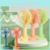 Tragbarer Mini-Handventilator USB-wiederaufladbar Taschenformat Leiser Persönlicher Ventilator
