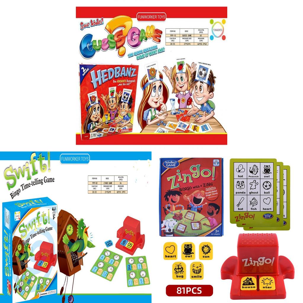 Kinder Zingo Interaktives Buchstaben-Zuordnungs-Kartenspiel Kunststoff Pädagogisches Spielzeug Für Frühes Lernen