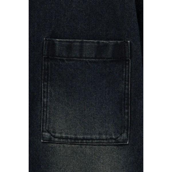 [wooyoungmi] Blue Back Logo Denim Shirt W263SH27988L