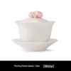 Chaxun Petal Ceramic Gaiwan Teacup