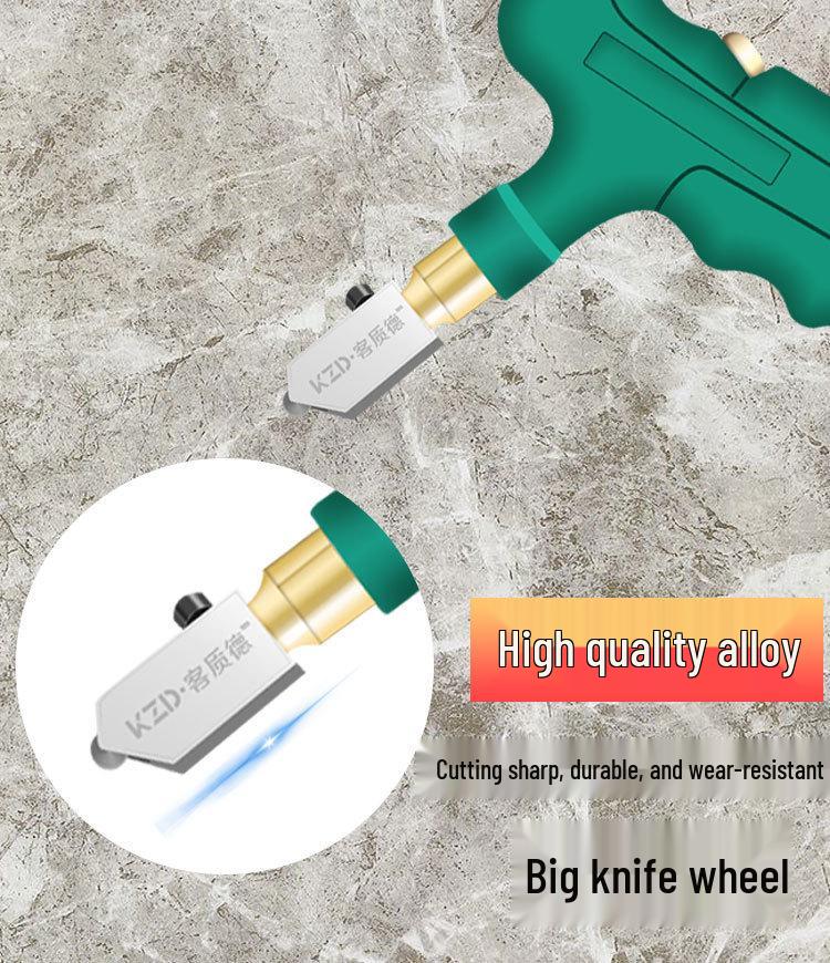 Hand-Held Glass Tile Cutter and Separator Set with Roller