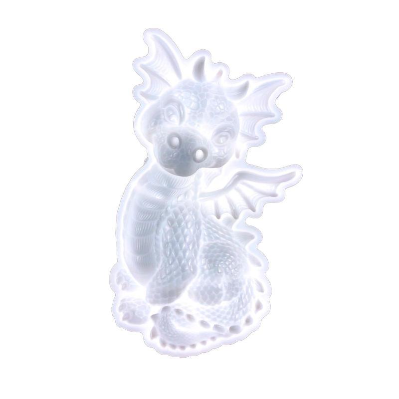 Small Dragon Pendant Glue Drop Mold DIY Flying Dragon Shape Mould for Living Room Wall Decoration Craft Ornaments Home Mold