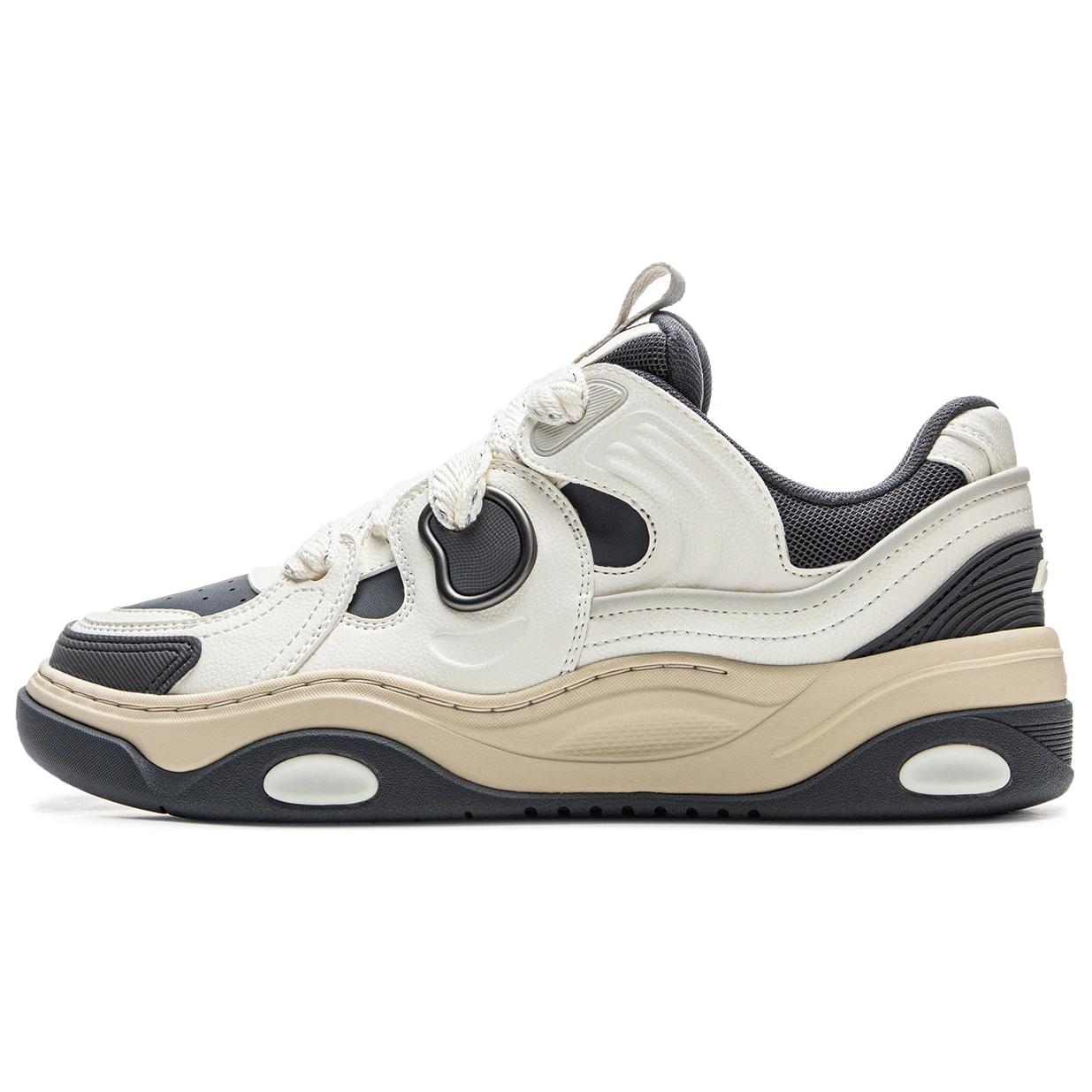 

new LiNing Expedition 3 Cushioning Anti-Slip And Wear-Resistant Height Increasing Low-Top Casual Shoes Men s White Black 45