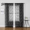Embroidered Lace Curtain Bedroom Luxury Install Vintage Easy to Sheer Universal Floral Gothic Light Filtering