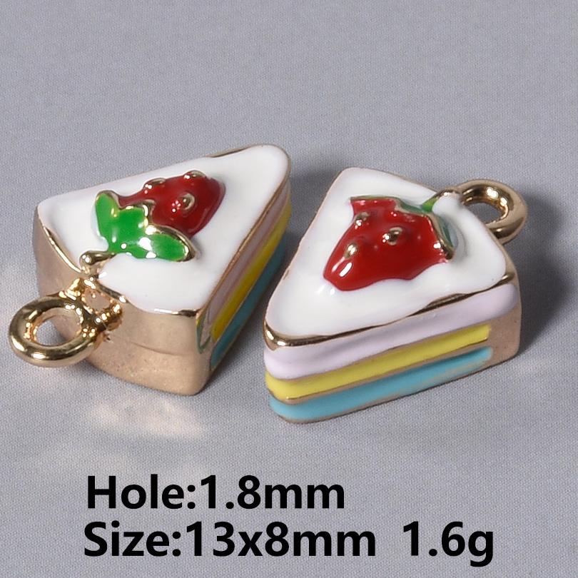 5/15pcs/Lot Cute Girl Pendant Enamel Cherry Rabbit Star Charms For Jewelry Making Supplies 3D Charm In Bulk DIY Earring Keychain