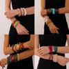 Colorful Geometric Acrylic Bracelet: Trendy, Unique, and Personalized Design