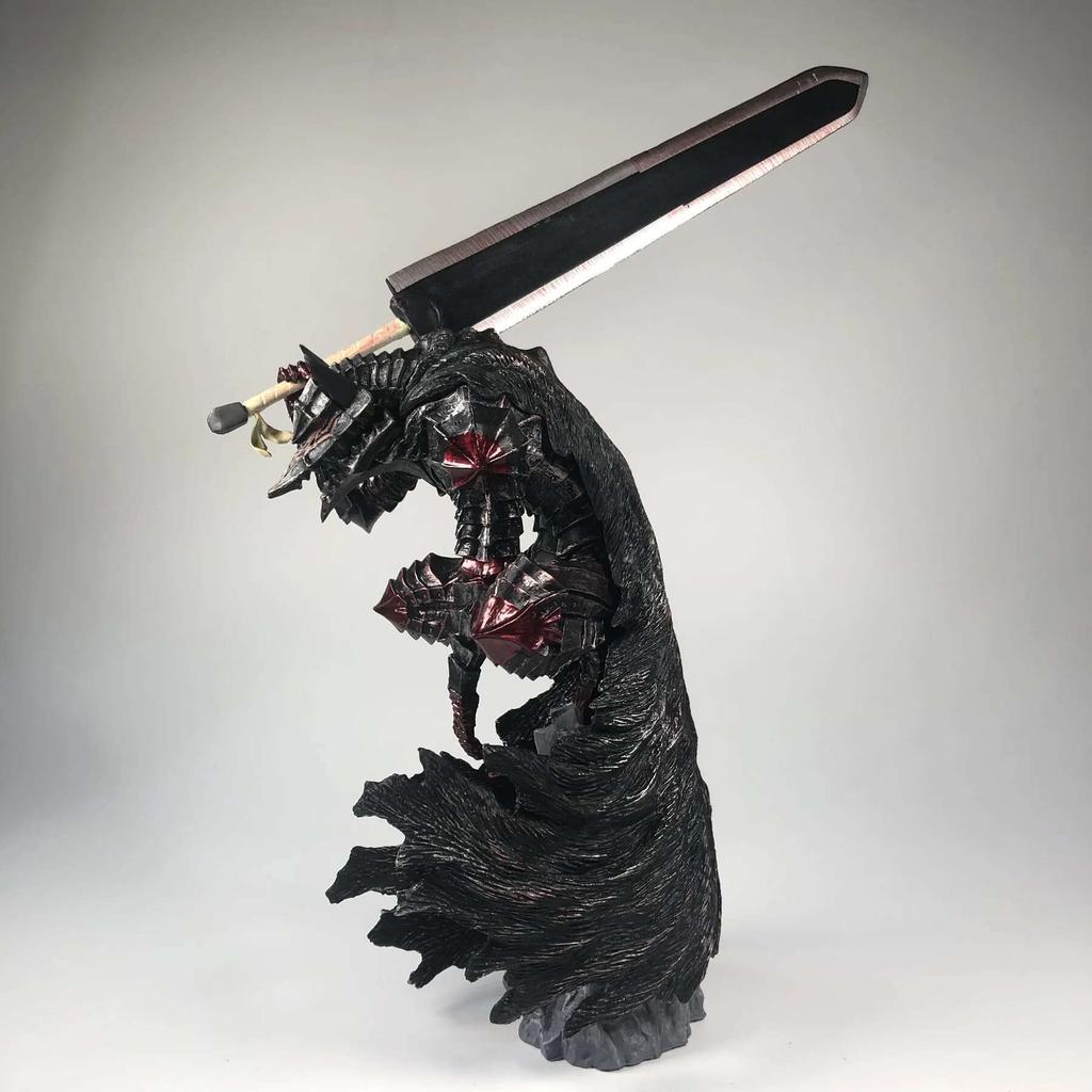 L 25cm Guts Anime Figur Guts Berserker Rüstung Action Figur Berserk Schwarzer Schwertkämpfer Figur Sammlung Modell Puppe Spielzeug