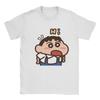 Leisure Crayon Shinchan Cute T Shirt Unisex Oneck Short Sleeve Tops Cotton Summer Clothing