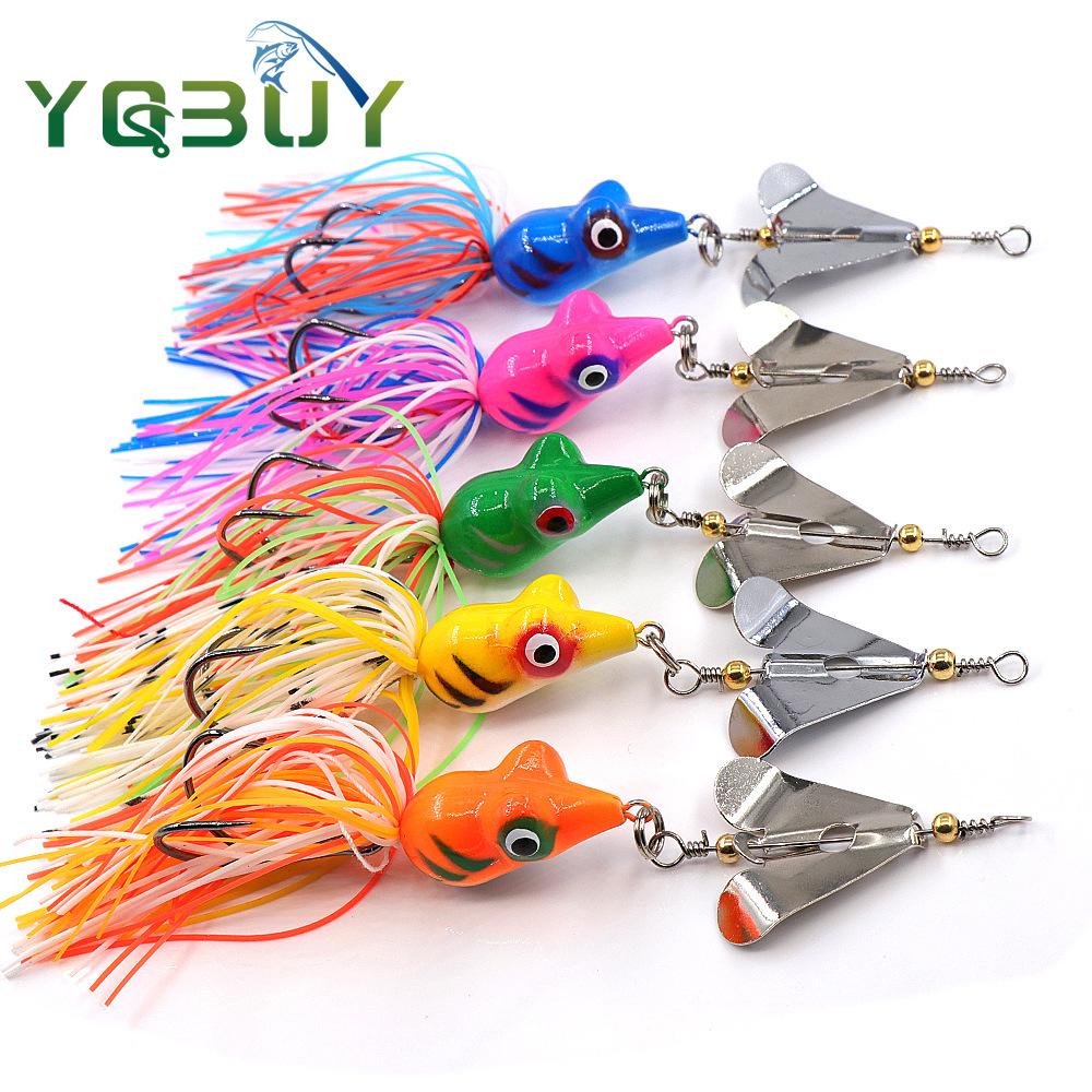 

4cm 9g ABSFloating Rotating Frog Lure5Only contains bionic artificial bait specifically designed for killing blackfish 4cm 9g