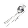 1/3PCS Korean Stainless Steel Thickening Spoon Creative Long Handle Hotel Hot Pot Spoon Soup Ladle Home Kitchen Essential Tools
