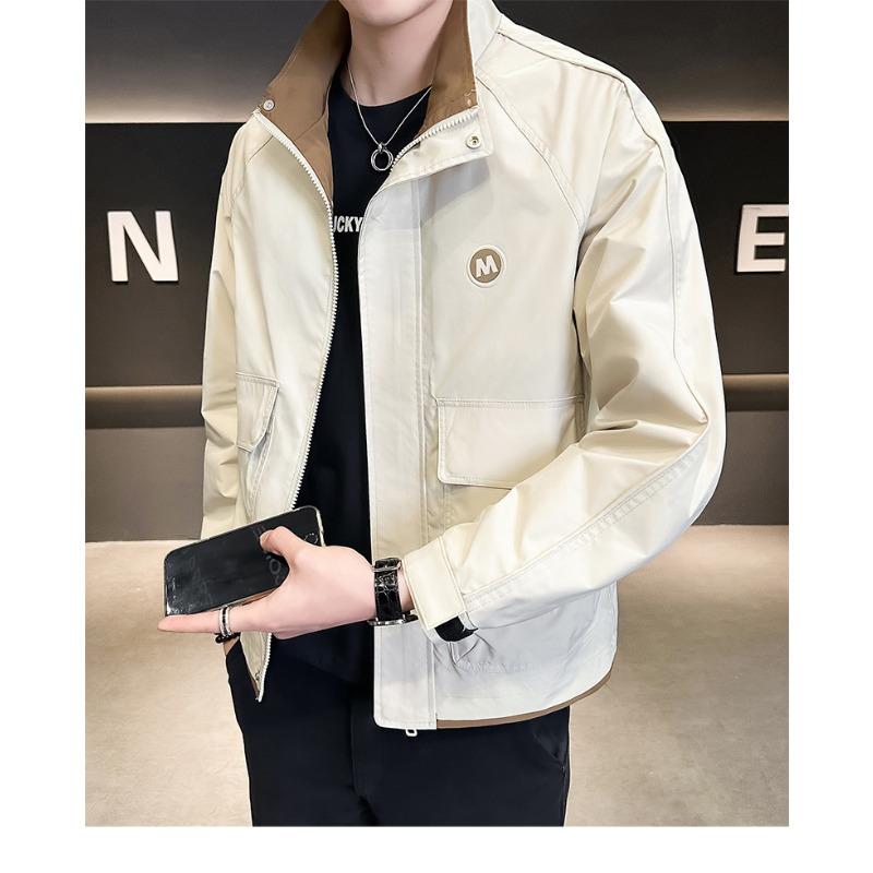 Stand-up Collar Jacket Men's Autumn and Winter New Popular Cotton Thickened Men's Jacket Cotton Clothes