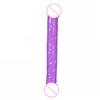 Double-Headed Dragon Penis Butt Plug Lengthened Transparent Female Tonglala Crystal Penis Simulation Masturbation Stick Device Adult Sex Product
