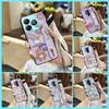 Waterproof Wristband Phone Case For ZTE Blade A75 4G/Z2359 Anti-dust Kickstand Durable Dirt-resistant Phone Holder Cute