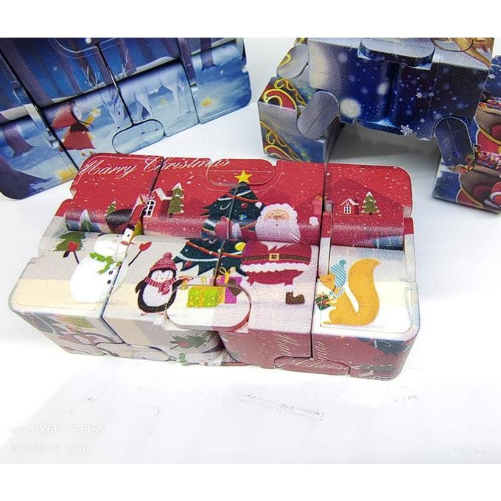 Starry Sky Christmas Magic Cube Children Adult Autism Anti Stress Relief Funny Hand Game  Fidgets Decompression Toys