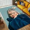 Blonde Model Living Room Nonslip Area Rug Soft Carpet For Bedroom Game Playroom Sofa Office Home Decor Doormat Christmas Gift C926123