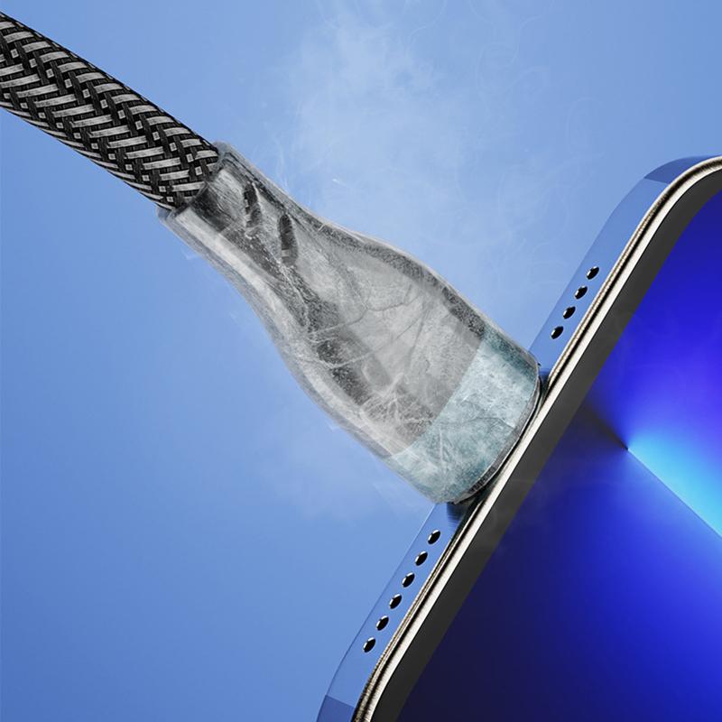 

3 In 2 100W Fast Charging Cord For Iphone Huawei Micro Usb Type C Charger Cable 1.2M Multi Usb Port Multiple Usb Charging Cord