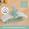 10Pcs Baby Clothes Hanger Thickened Plastic Non Slip Kids Garment Rack Small Size Infant Clothing Hanger For Home Laundry Closet