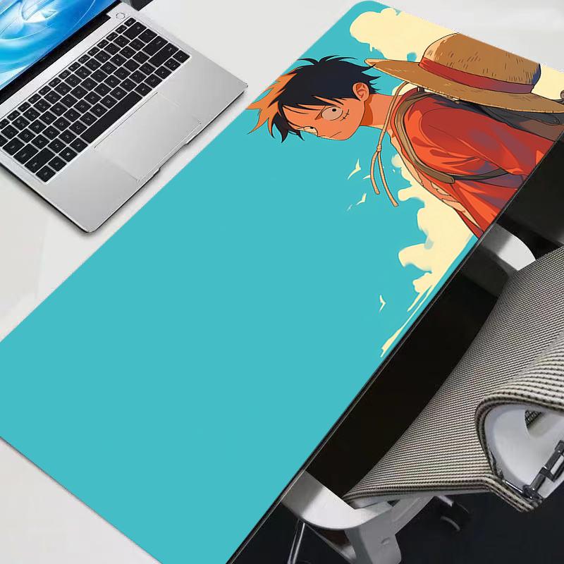90x40cm Rubber Pc Mousepad One Piece Luffy New Gamer Gaming New Mouse Pads Bigs Desk Keyboard Mat Computer Laptop Mat