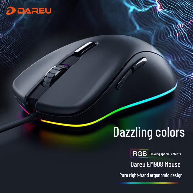 Dareu EM908 RGB Wired Gaming Mouse