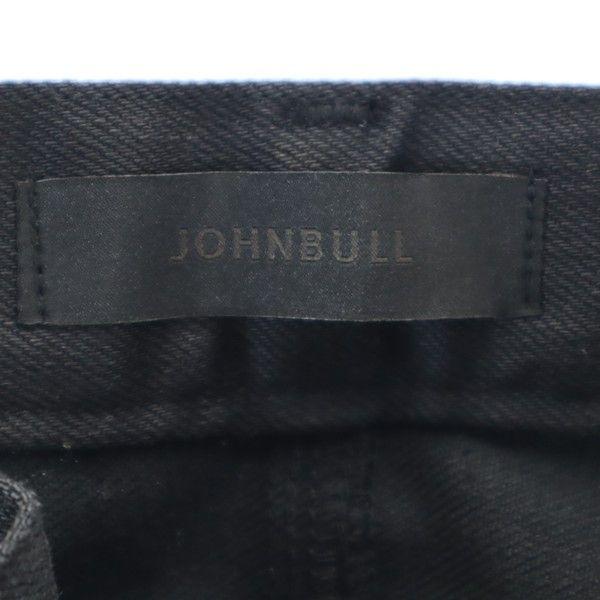 Unused Johnbull Made In Japan Slim Denim Pants 4 Black Stretch Men's Used