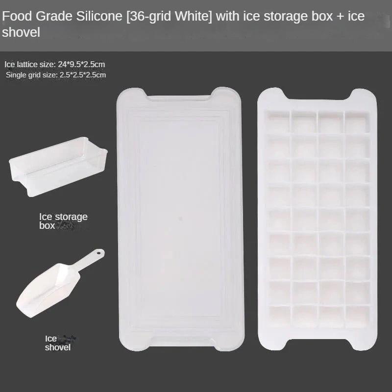 Forma do kostek lodu z żelu krzemionkowego, jadalna, domowej roboty kostka lodu, mała kostka lodu, kreatywna, zamrażarka.