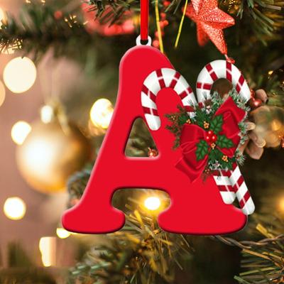 Alphabet Christmas Tree Ornament for Holiday Decor And Celebrations