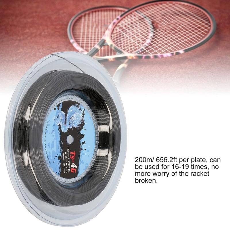 Large Plate Tennis Racket String 1.25/1.3mm Polyester Badminton Tennis Racket Bat String Practice Primary Hard Wire