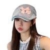 Spring And Autumn Hat Female Sweet Cool Bow Beret Female Literary Cowboy Forward Hat Japanese Retro Bud Hat