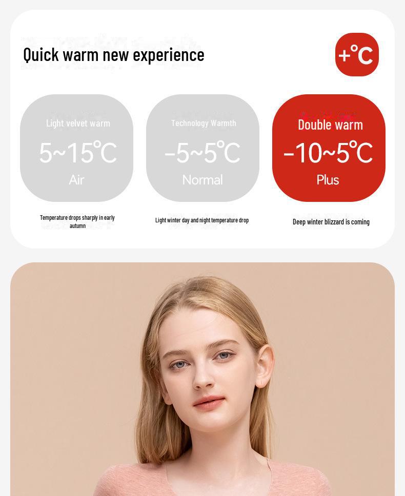 Velvet-Lined Seamless Women's Tops: Warm Half-Sleeve, Five-Quarter Sleeve, and Three-Quarter Sleeve Silk Options.