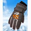 Waterproof Children Winter Ski Gloves Anti-slip Kids Glove Cartoon Thicken Mittens  Boys Girls