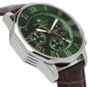 Salvatore Marra Green Chronograph 10 ATM Water for Business and Formal Wear Men's Wristwatch, Resistant,