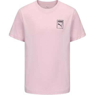 Puma Fashionable Soft Versatile Short Sleeve T-Shirt Unisex Tops Pink 689270-90