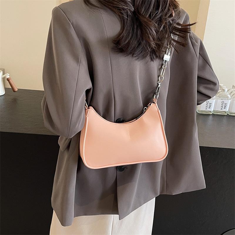 Small Bag Women's Bag Summer New Trendy Fashion Messenger Bag Shoulder Armpit Small Square Bag