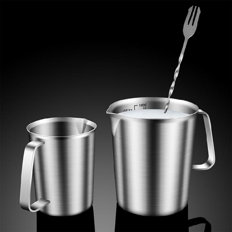 Professioneller Edelstahl-Messbecher mit Griff Korrosionsbeständiger Messzylinder Für Cafés Und Bäckereien