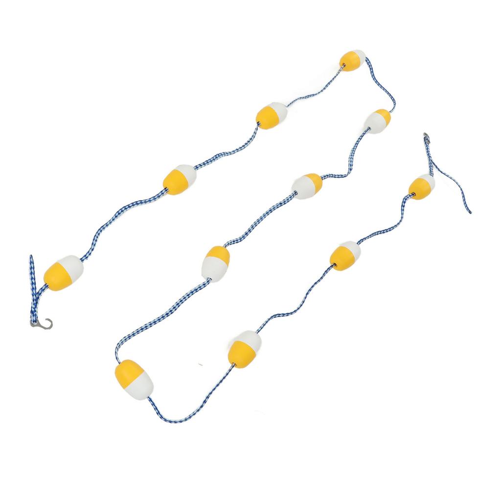 Πλωτή Γραμμή Λωρίδας 5M 7CM PVC Επαναχρησιμοποιήσιμη Σχοινί Διαιρέτη Ασφαλείας Πισίνας για Εσωτερική Πισίνα